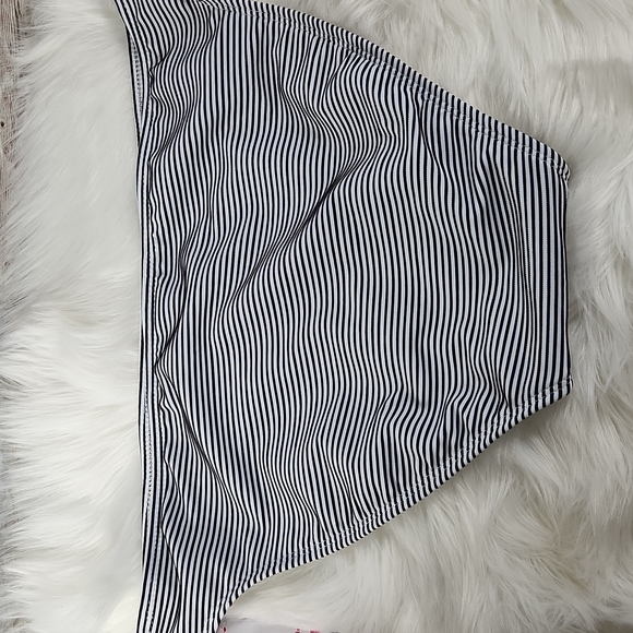 NWT, Exhilaration, women's bikini bottoms, black and white stripe, Sz XL - Picture 5 of 5